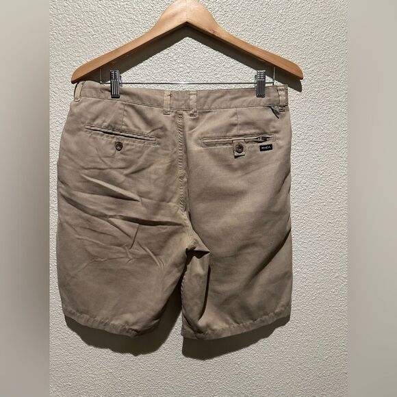 RVCA Men Tan Shorts Size 31 - Picture 6 of 10